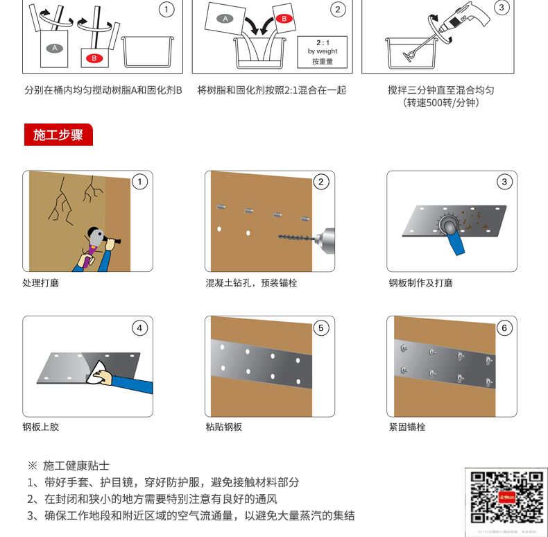 包钢利辛粘钢加固施工过程